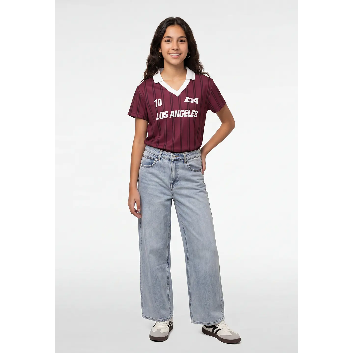 Polera Deportiva Lola Burdeo 4