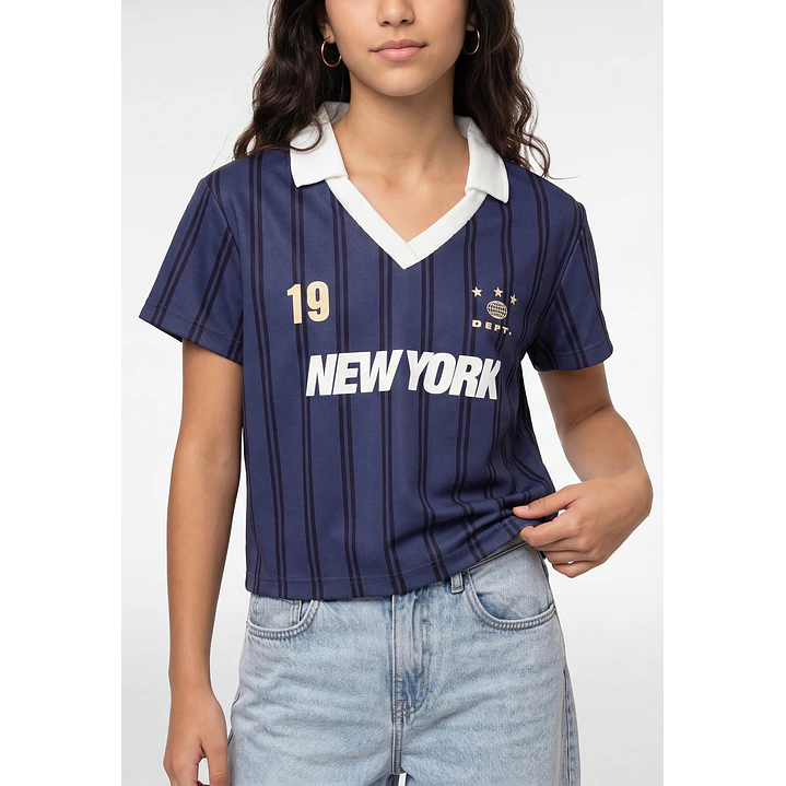 Polera Deportiva Lola Azul 2