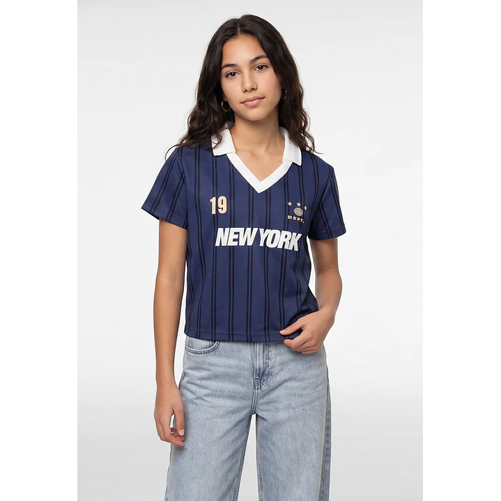 Polera Deportiva Lola Azul 1