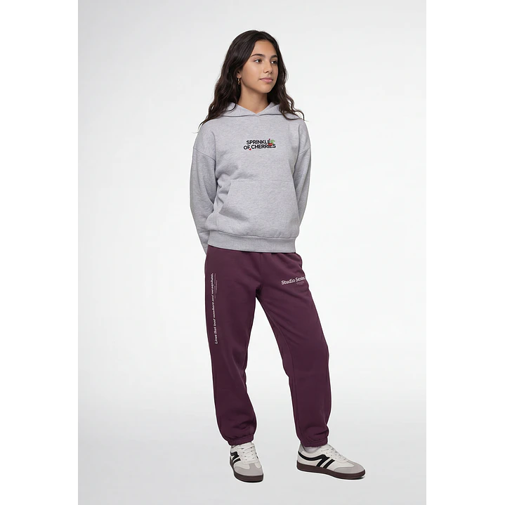 Buzo Letras Baggy Lola Morado 3