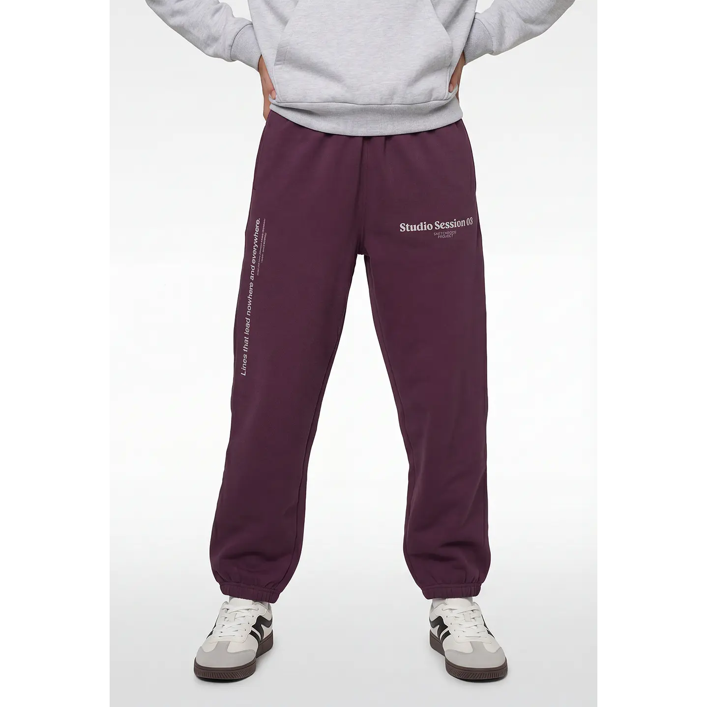 Buzo Letras Baggy Lola Morado 1
