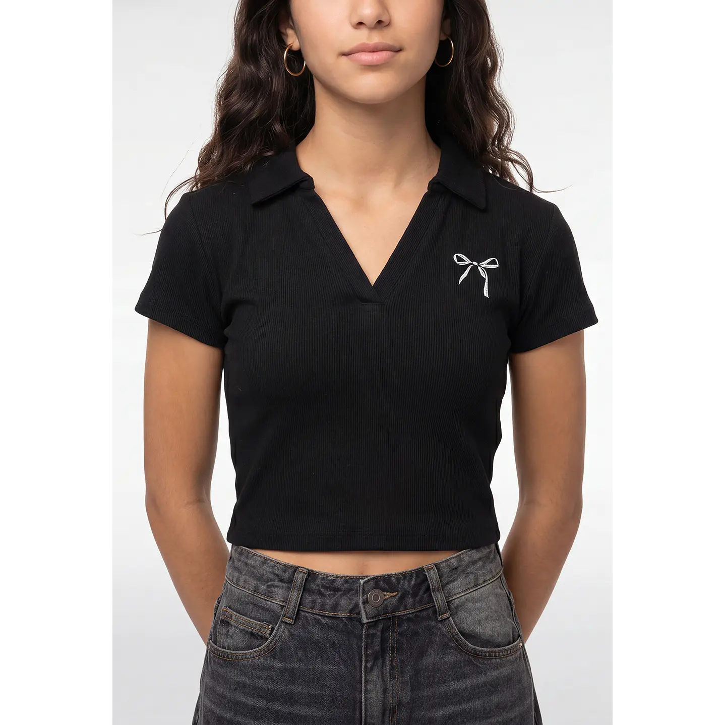 Polera Coquette Lola Negro 2