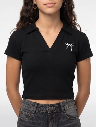 Polera Coquette Lola Negro