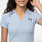 Polera Coquette Lola Celeste - Miniatura 2