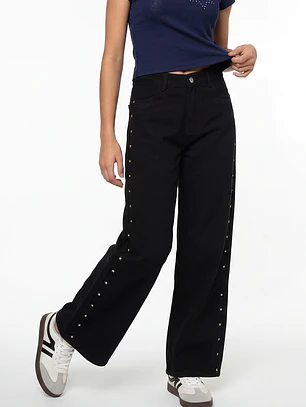 Pantalón Tachas Lola Negro
