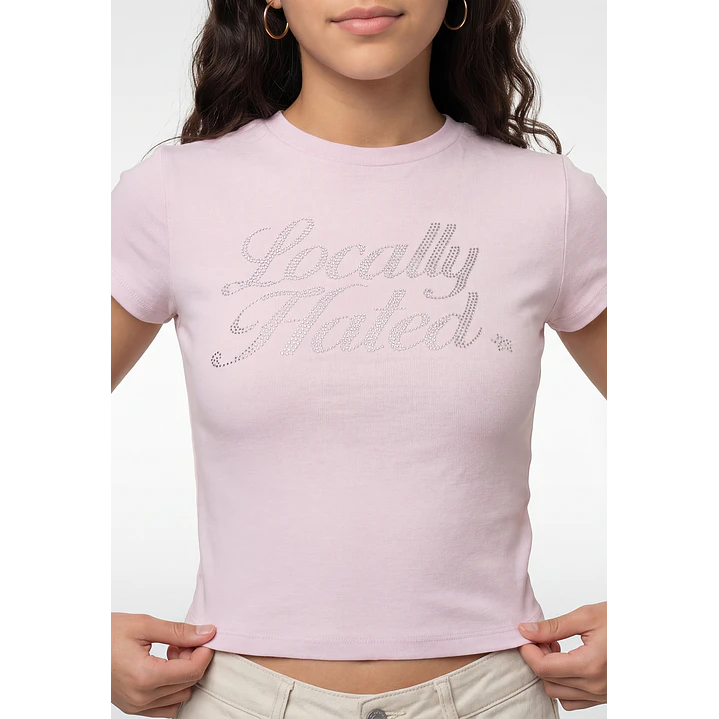 Polera Tachas Lola Rosado 2