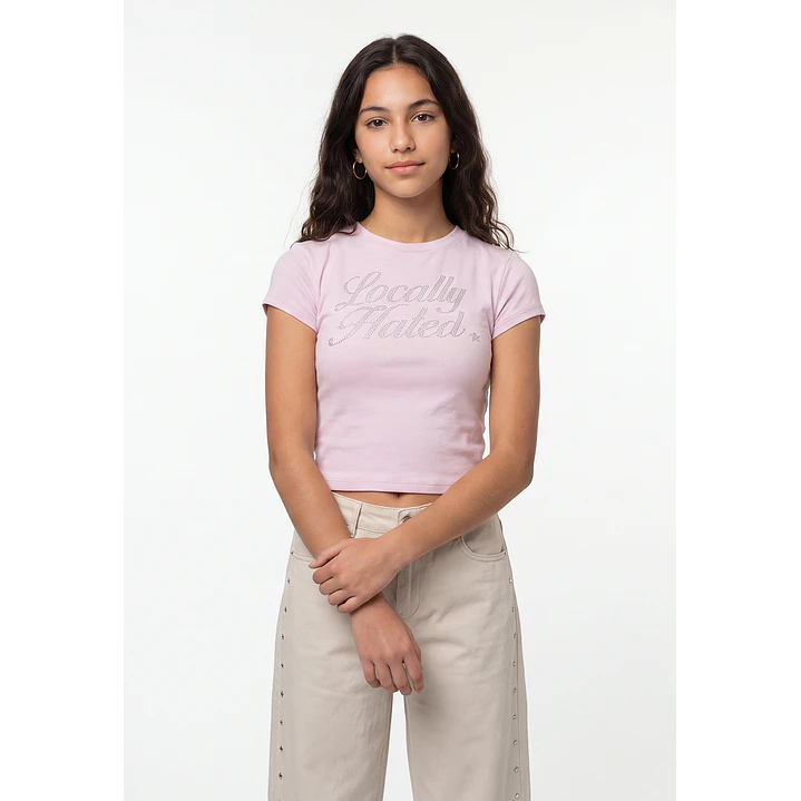 Polera Tachas Lola Rosado 1
