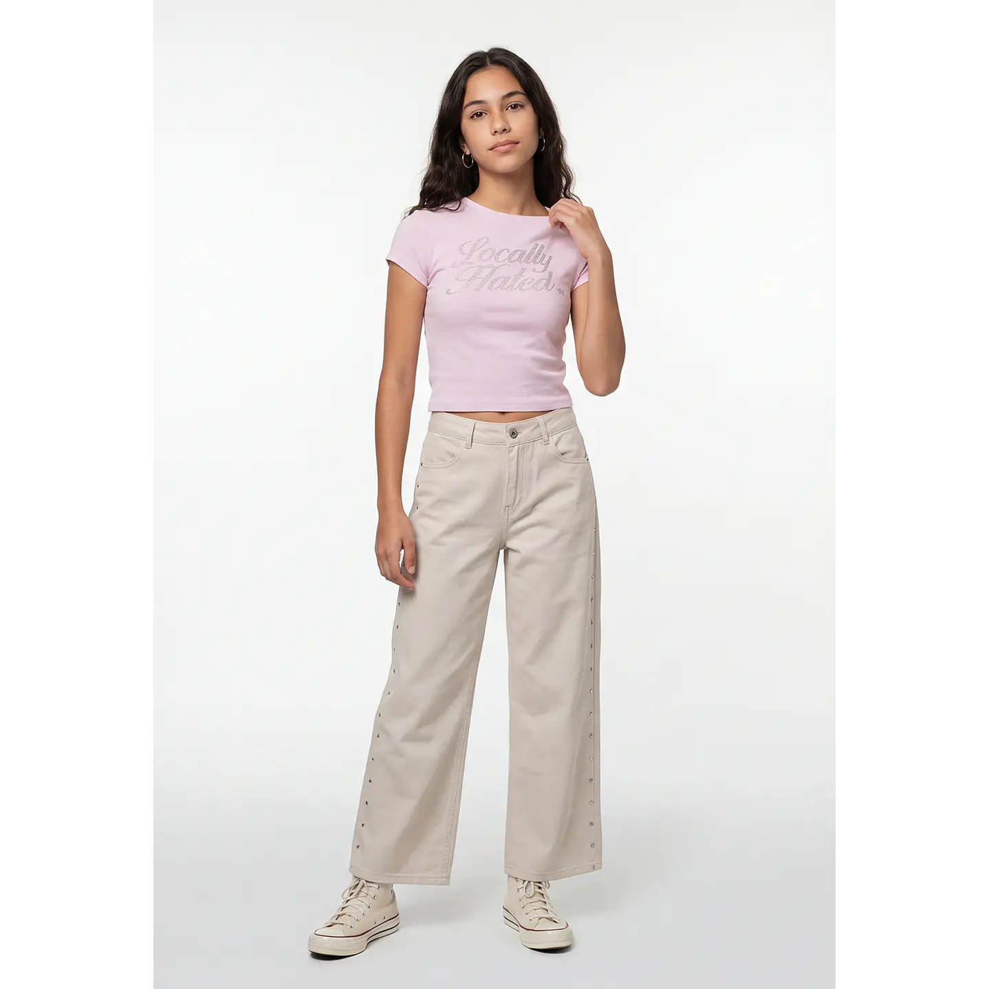 Polera Tachas Lola Rosado 4