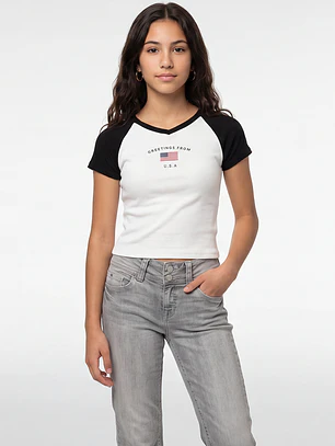 Polera Raglan Lola Crudo