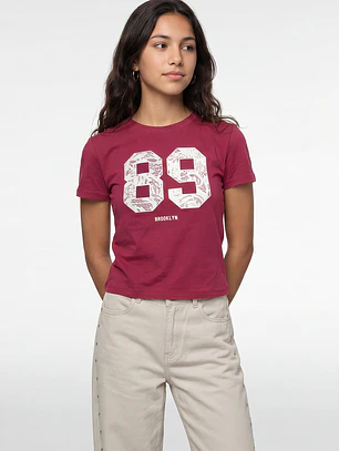 Polera Oso Lola Fucsia