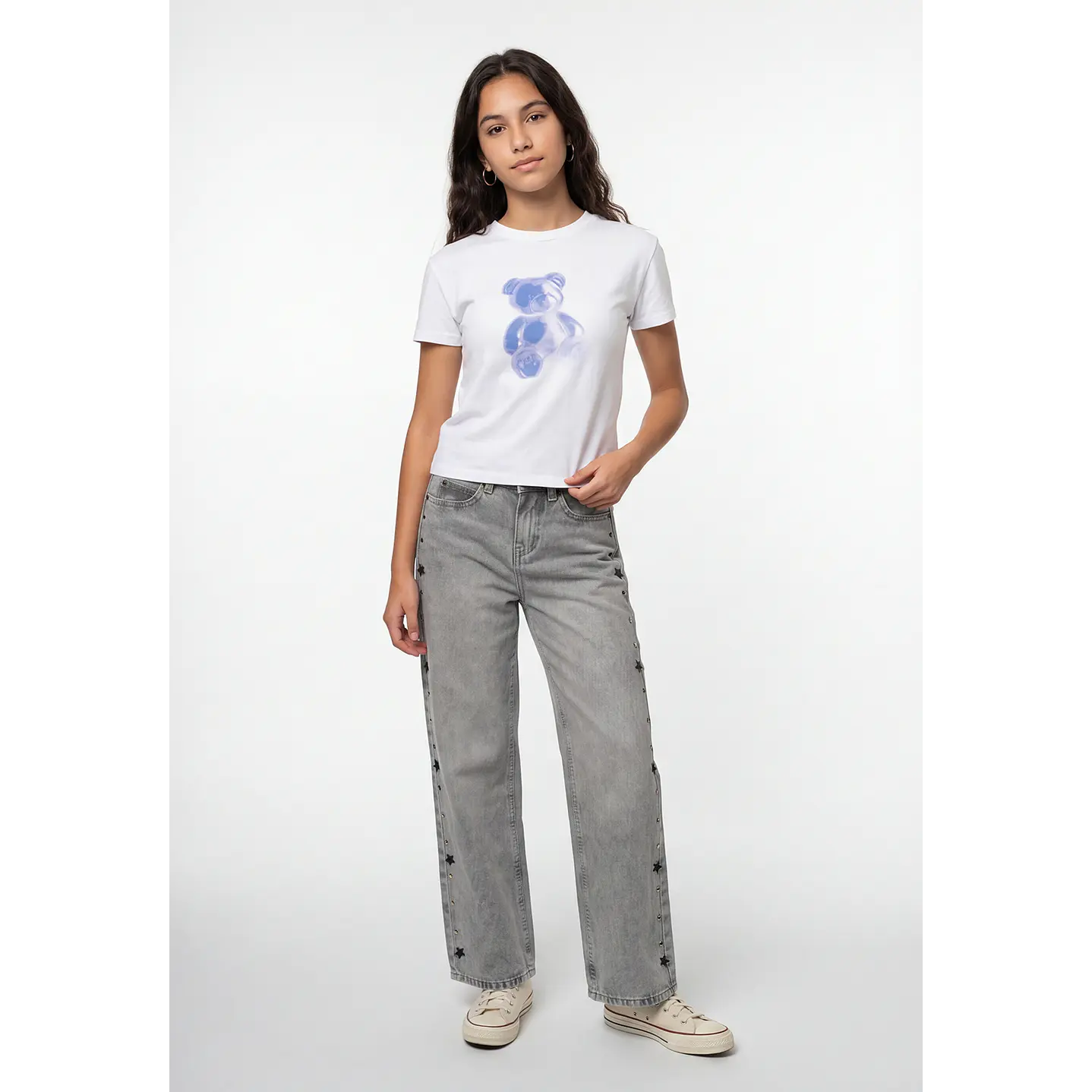Polera Oso Lola Blanco 2