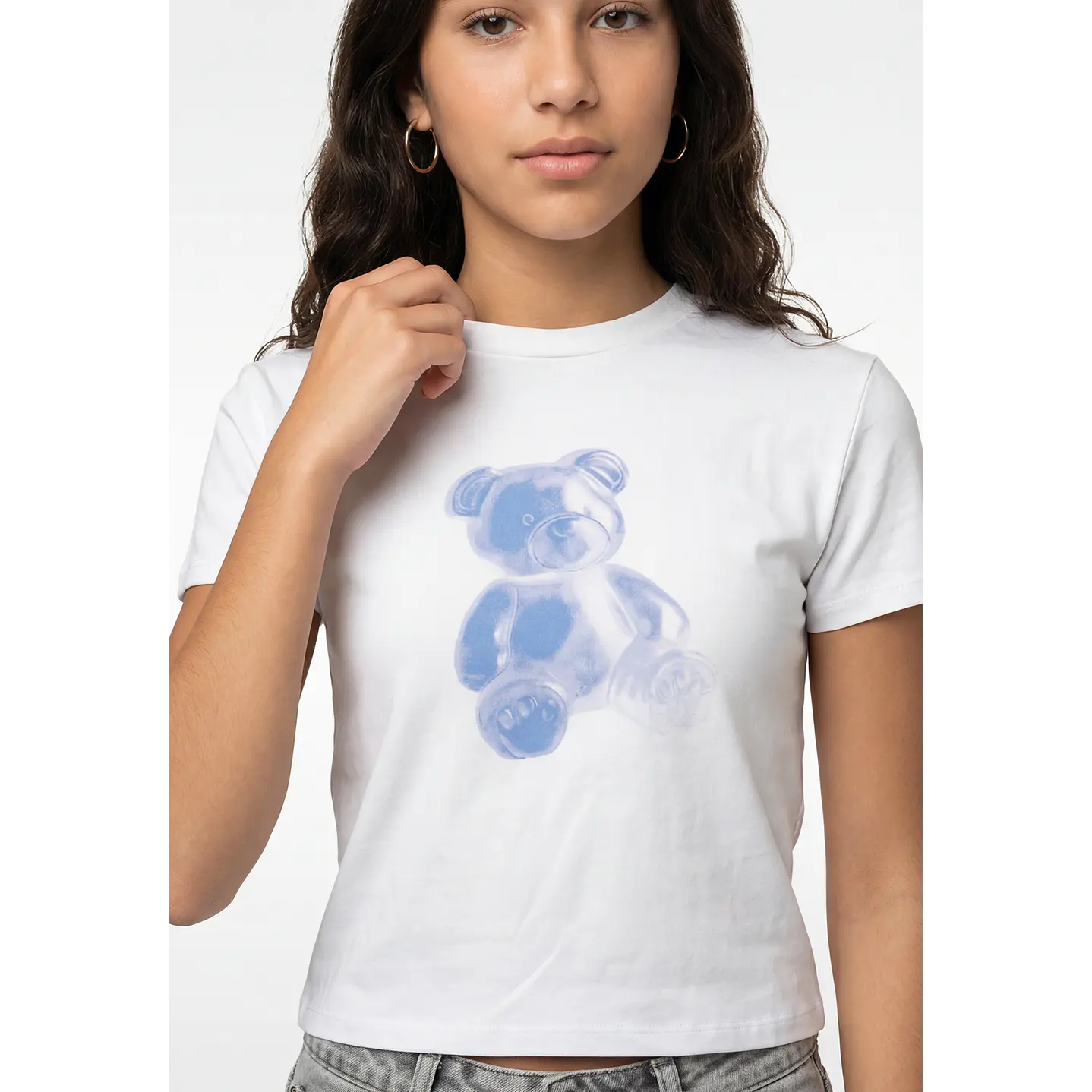 Polera Oso Lola Blanco 4