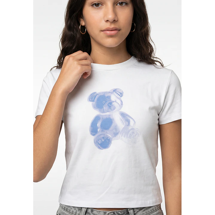 Polera Oso Lola Blanco 2