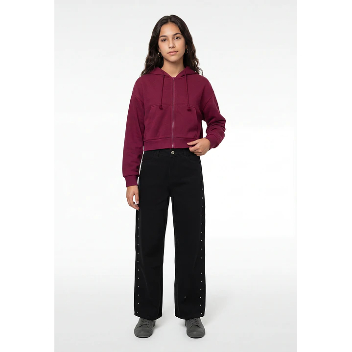 Polerón Tachas Lola Fucsia 4