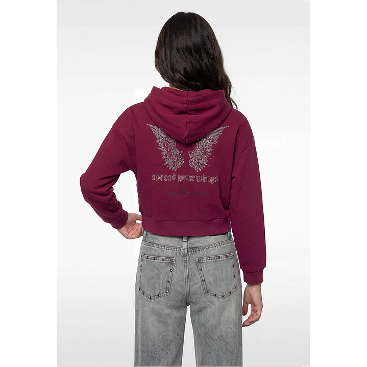 Polerón Tachas Lola Fucsia 3