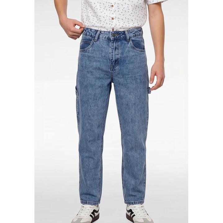Jeans Carpintero Loose Fit Lolo Azul 1