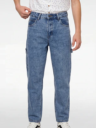 Jeans Carpintero Loose Fit Lolo Azul
