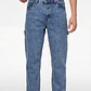 Jeans Carpintero Loose Fit Lolo Azul - Miniatura 1