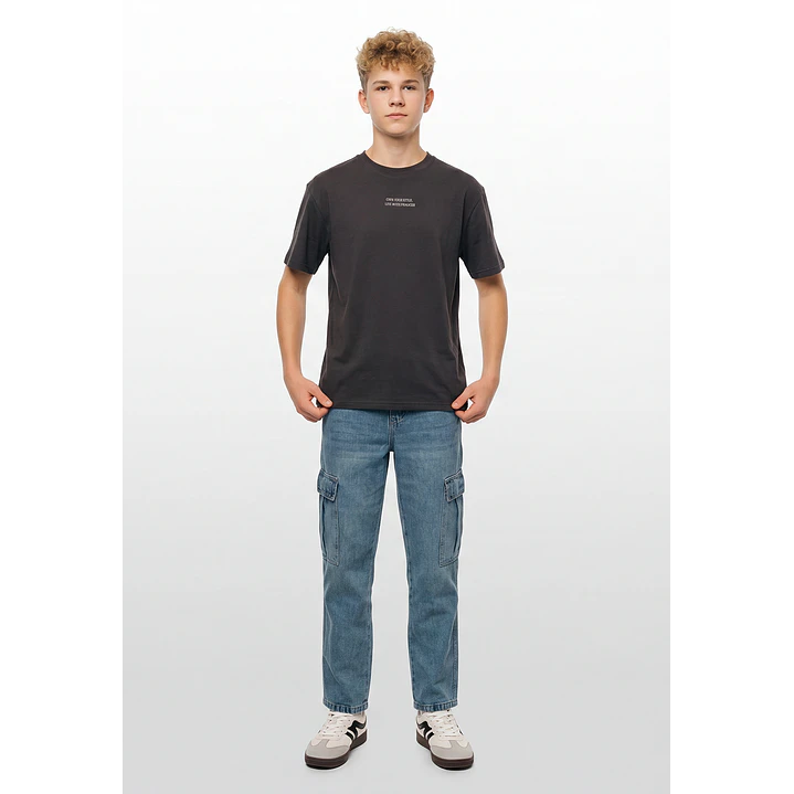 Jeans Procesado Baggy Lolo Azul 3