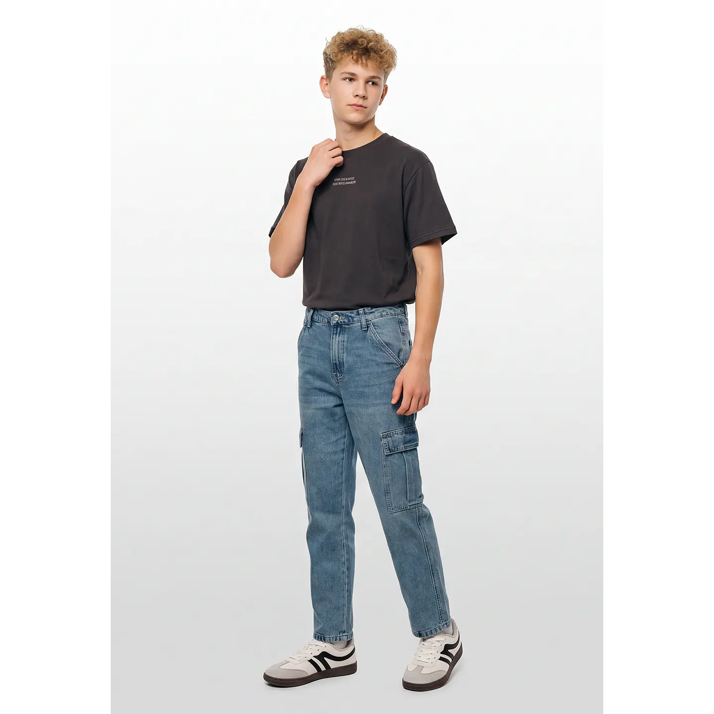 Jeans Procesado Baggy Lolo Azul 4