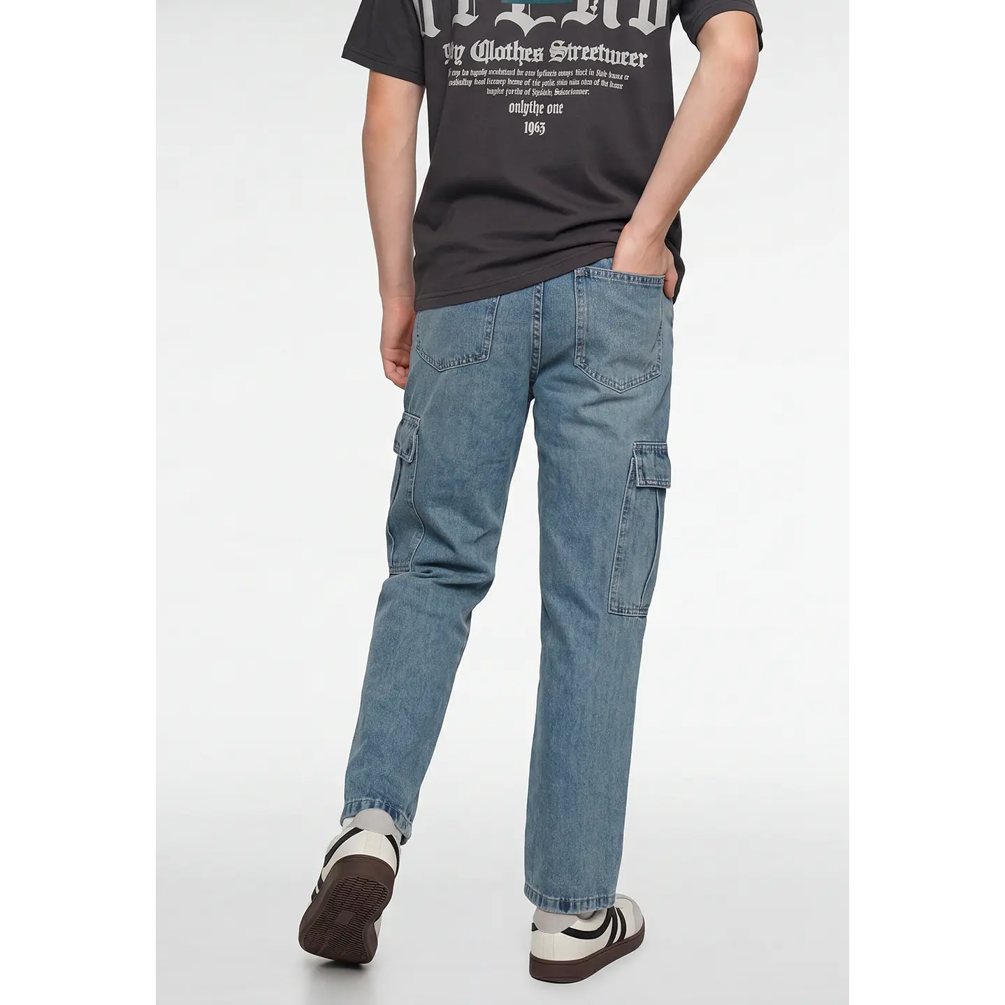 Jeans Procesado Baggy Lolo Azul 2