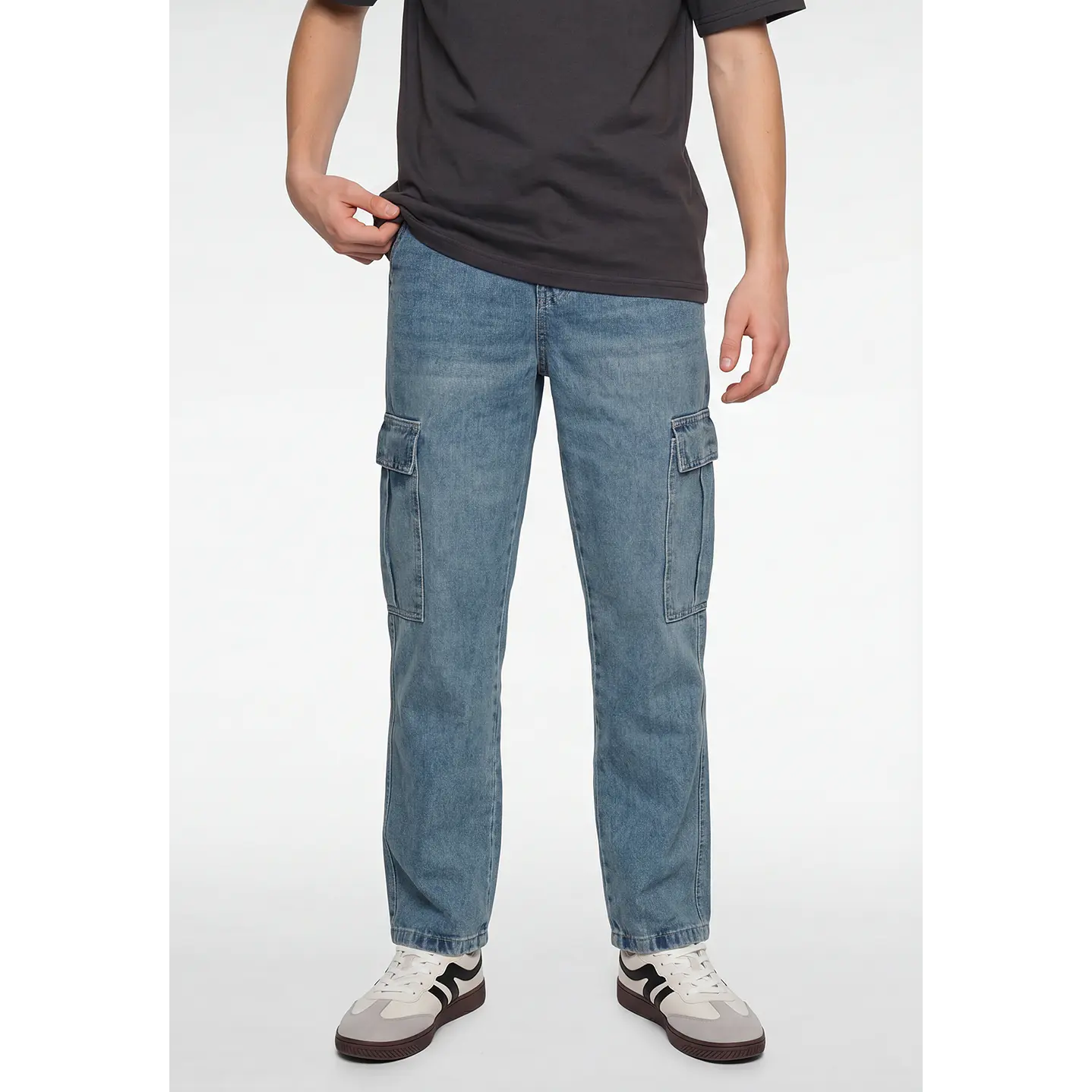 Jeans Procesado Baggy Lolo Azul 1