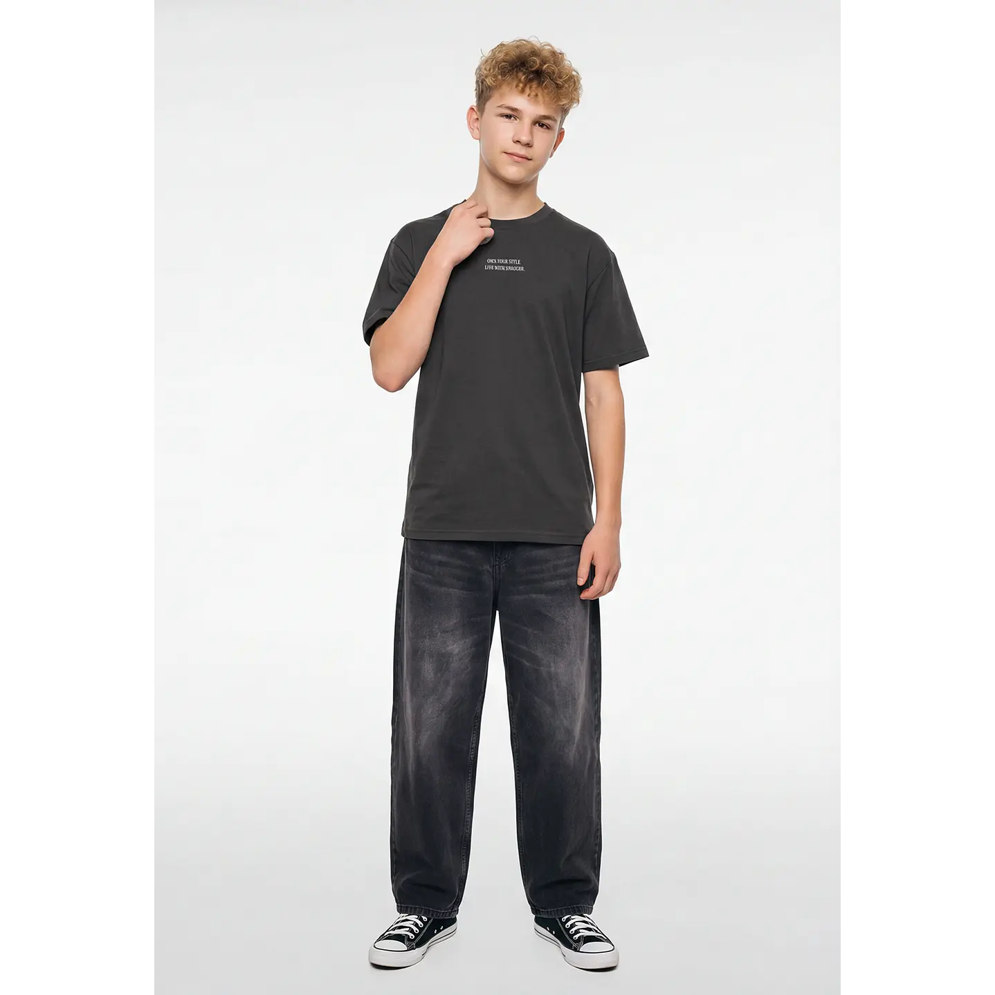 Polera Gothic Lolo Gris 3