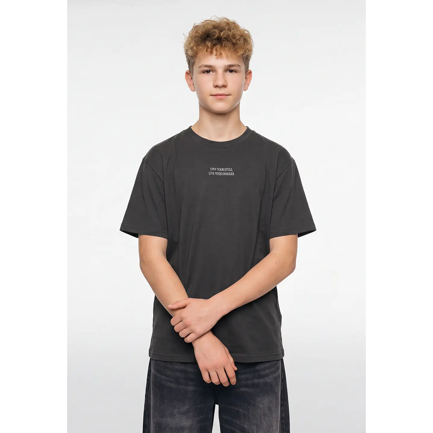 Polera Gothic Lolo Gris 2