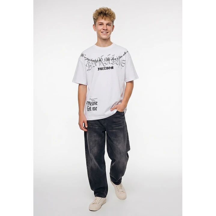 Polera Gothic Lolo Blanco 4