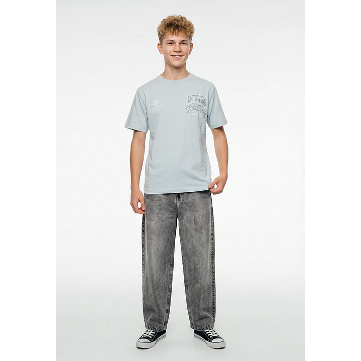Polera Letras Lolo Gris 4