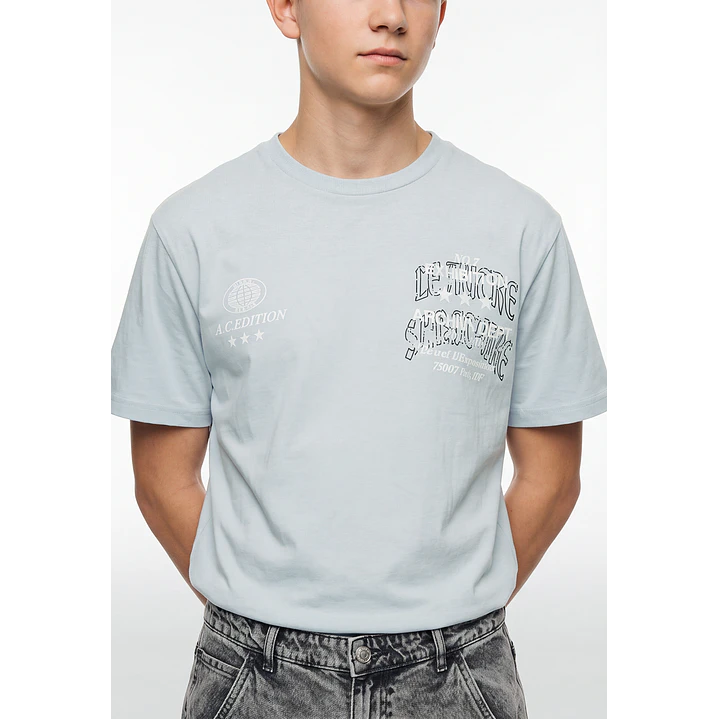 Polera Letras Lolo Gris 2