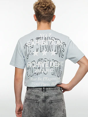 Polera Letras Lolo Gris