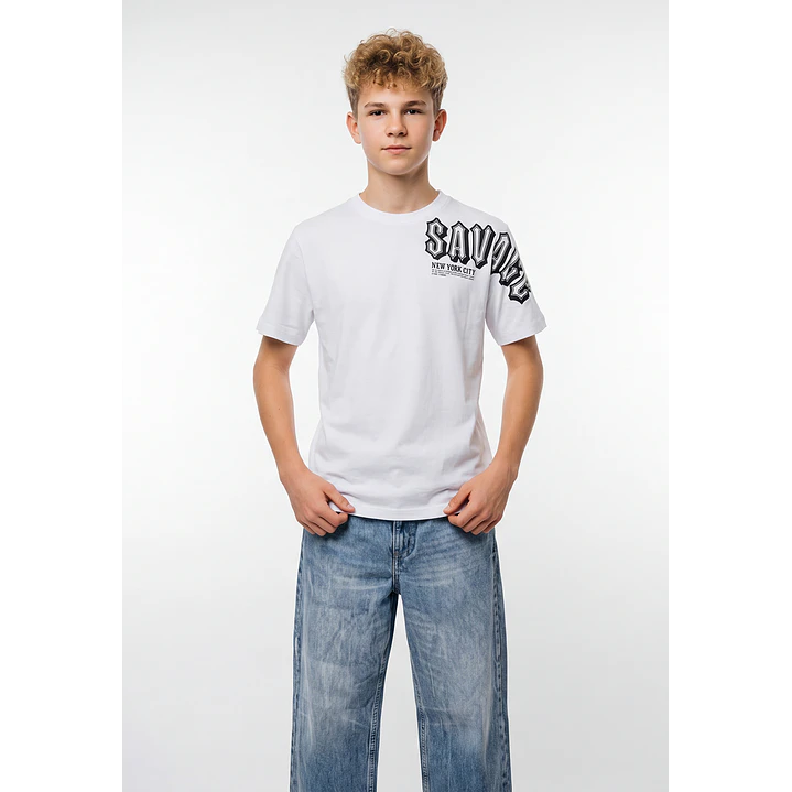 Polera Letras Lolo Blanco 1
