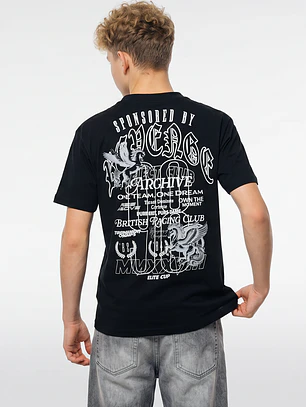 Polera Letras Lolo Negro