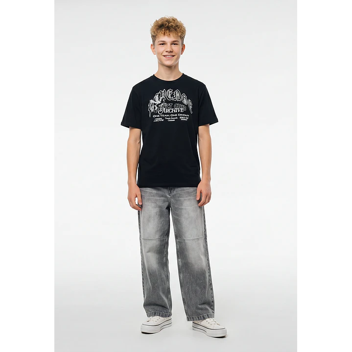 Polera Letras Lolo Negro 4