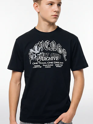Polera Letras Lolo Negro