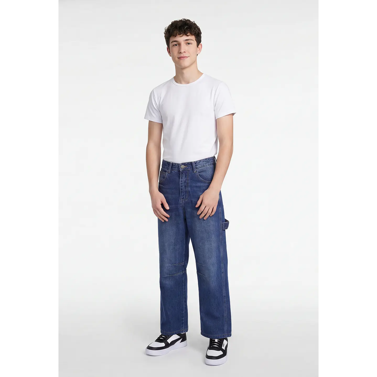 Jeans Bordado Carpintero Lolo Azul 4