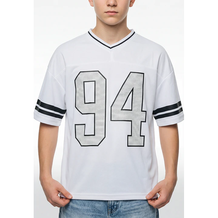 Polera Deportiva Lolo Blanco 2