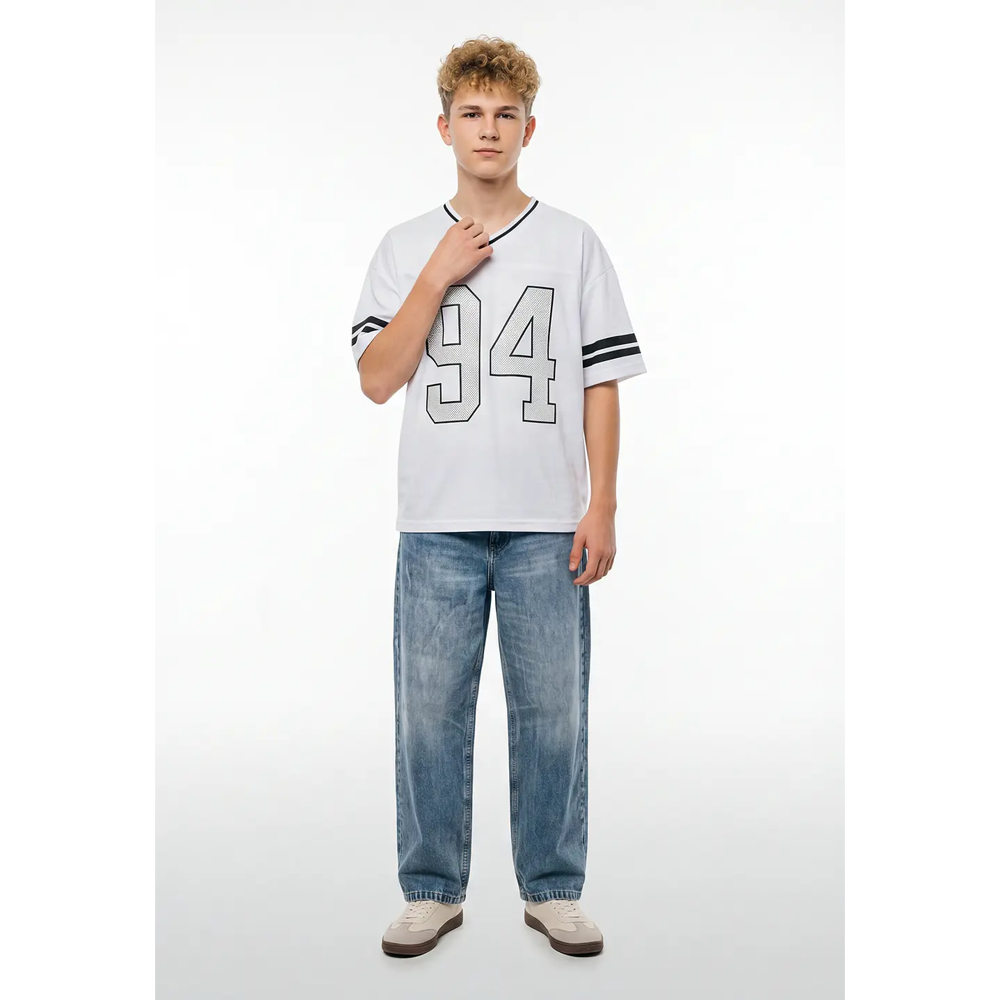 Polera Deportiva Lolo Blanco 4