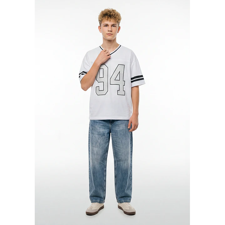 Polera Deportiva Lolo Blanco 4