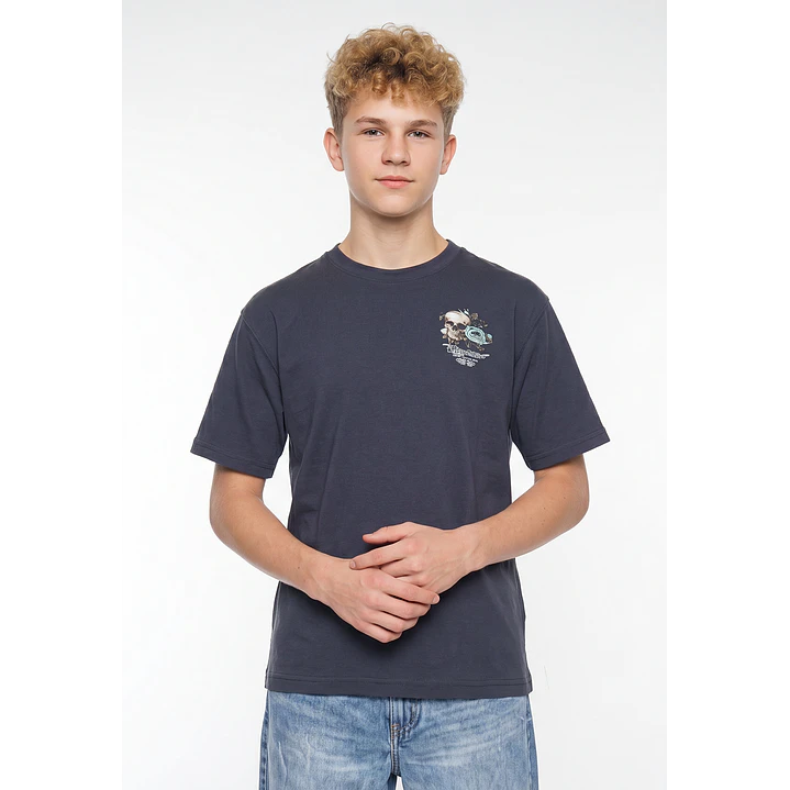 Polera Calavera Lolo Acero 1