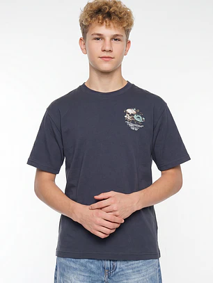 Polera Calavera Lolo Acero