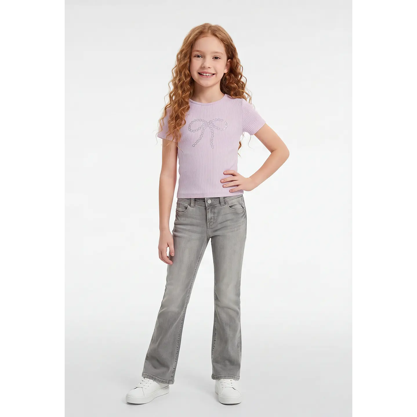 Polera LazoTachas Niña Rosado 4