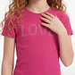Polera Rib Tachas Niña Fucsia - Miniatura 3
