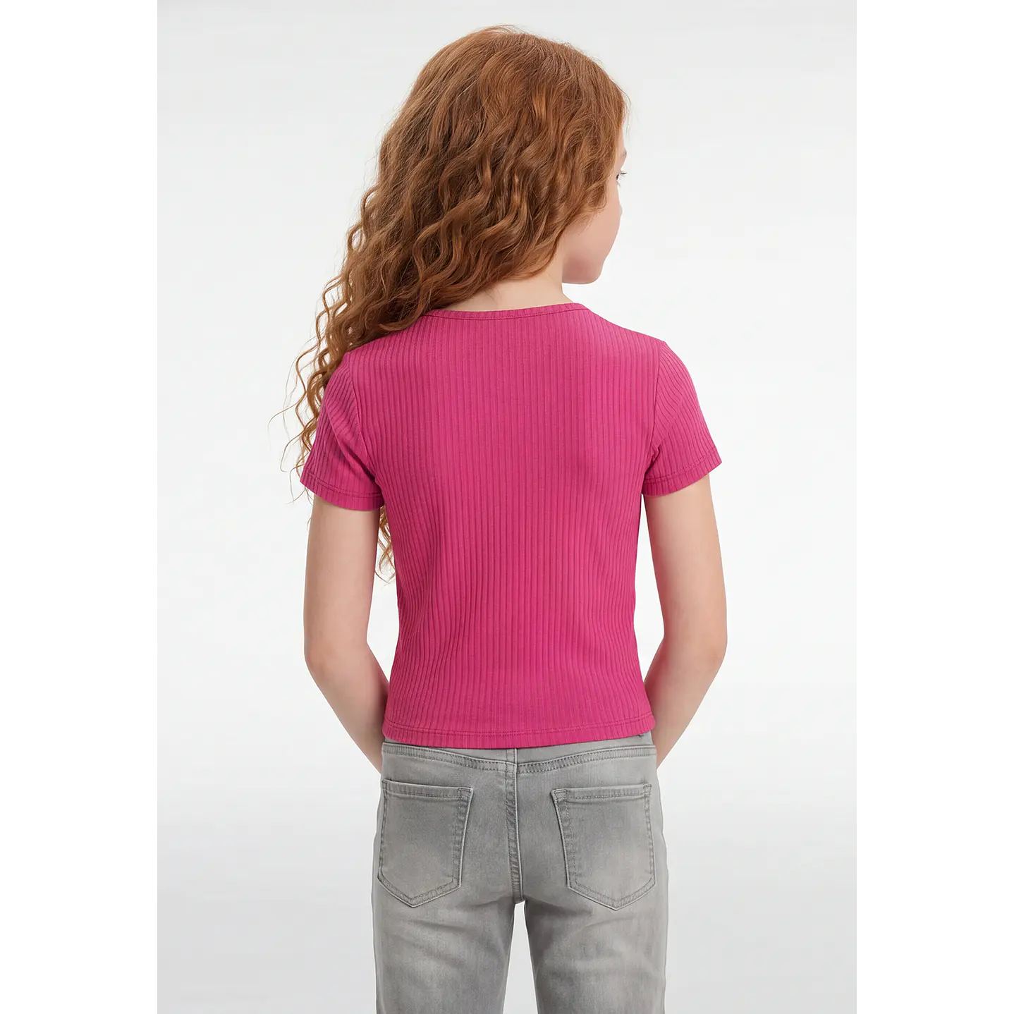 Polera LoveTachas Niña Fucsia 4