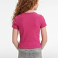 Polera Rib Tachas Niña Fucsia - Miniatura 4