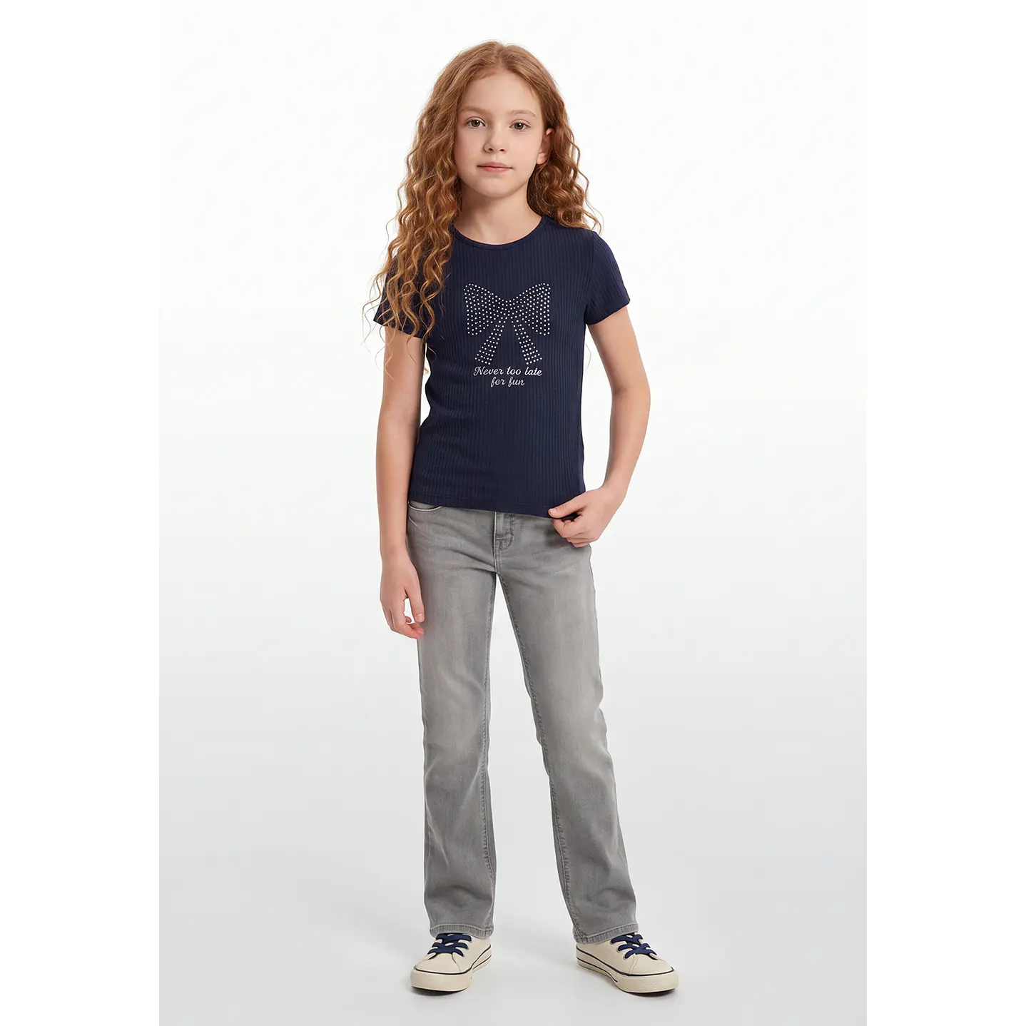 Polera LazoTachas Niña Azul 4