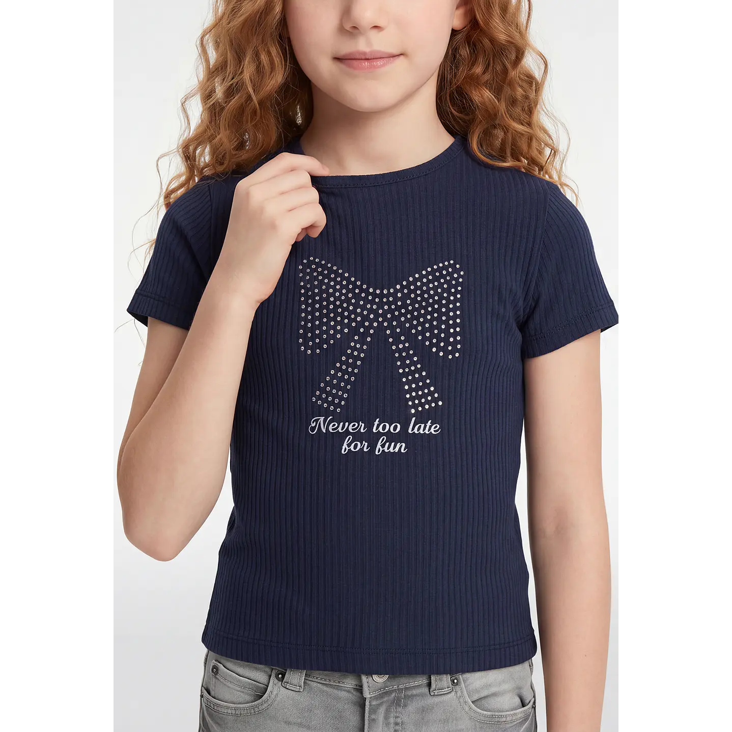 Polera LazoTachas Niña Azul 2