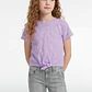 Polera Brodery Nudo Niña Lila - Miniatura 1