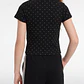 Polera Lazos Niña Negro - Miniatura 3